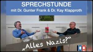 Read more about the article IDA-SPRECHSTUNDE mit Dr. Gunter Frank und Dr. Kay Klapproth: „Alles Nazis?“ vom 24.01.2024